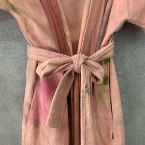 Handmade and hand dyed robe